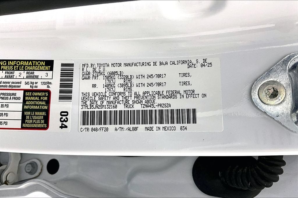2025 Toyota Tacoma 4WD SR